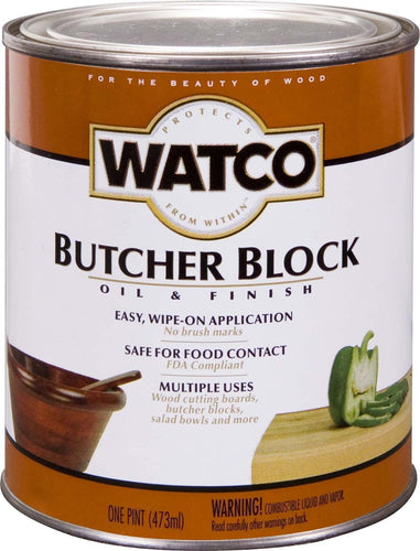 Watco 179-093 Butcher Block Oil & Finish, Pint