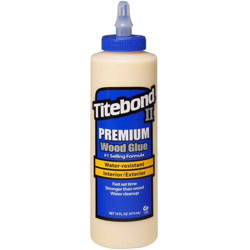 Titebond II Premium Water Resistant Wood Glue - 16 Fluid Ounce 193-060