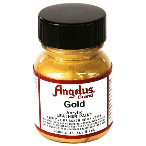 Angelus Acrylic Leather Paint Gold 1oz